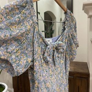 SOLD‼️ RAHI Summer dress floral girly mermaid fit love lemons love shack fancy